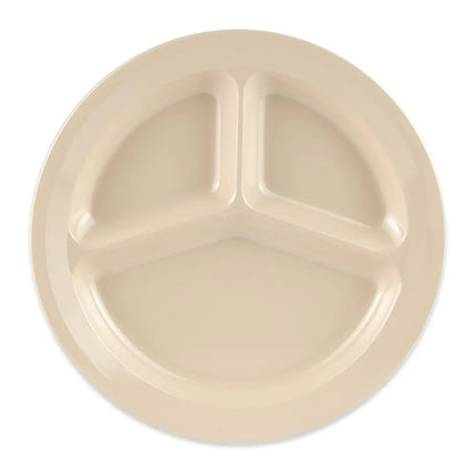 Đĩa Ăn Tròn Nhựa Melamine GET 27.9 cm, Màu Nâu Vàng (CP-532-T)