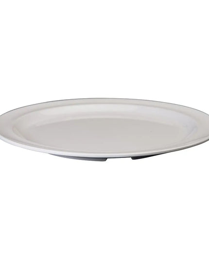 Đĩa Ăn Tròn Nhựa Melamine Winco MMPR-9W, 22.9 cm, Màu Trắng