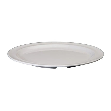 Đĩa Ăn Tròn Nhựa Melamine Winco MMPR-9W, 22.9 cm, Màu Trắng