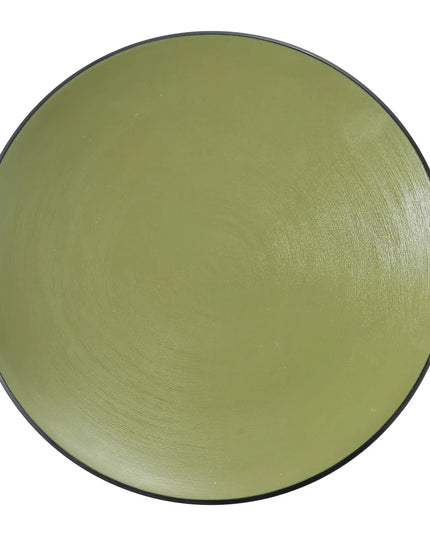 Đĩa Ăn Tròn Nhựa Melamine Yanco BM-109GR 21.6cm, Màu Xanh Lá