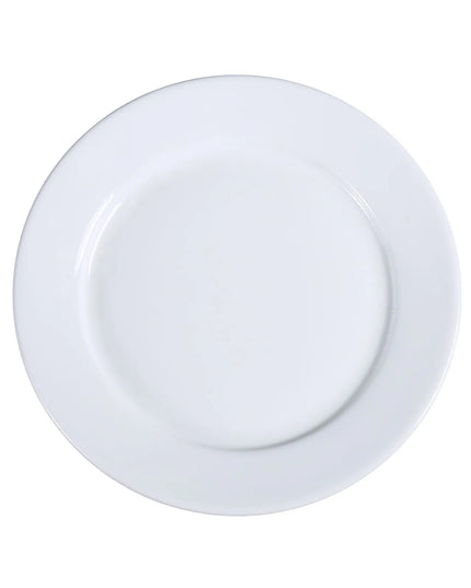 Đĩa Ăn Tròn Yanco AC-21 30.5cm - Sứ, Màu Super White