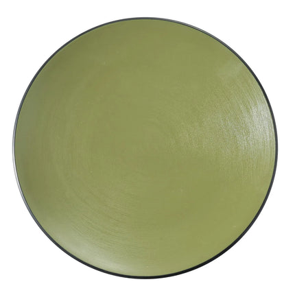 Đĩa Ăn Tròn Yanco BM-110GR 26 cm - Nhựa Melamine, Xanh Lá