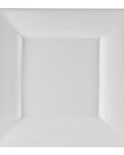 Đĩa Ăn Trưa Vuông 10 Strawberry Street WTR-8SQ 18.7 cm - Sứ, Màu Trắng