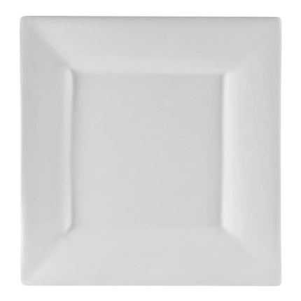 Đĩa Ăn Trưa Vuông 10 Strawberry Street WTR-8SQ 18.7 cm - Sứ, Màu Trắng