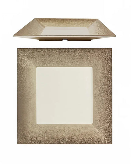 Đĩa Ăn Vuông Nhựa Melamine Thunder Group SD3216J 40.6 cm, Be