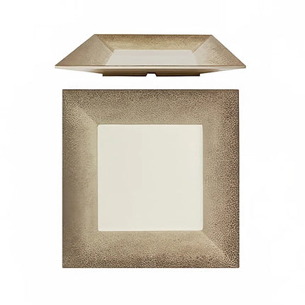 Đĩa Ăn Vuông Nhựa Melamine Thunder Group SD3216J 40.6 cm, Be