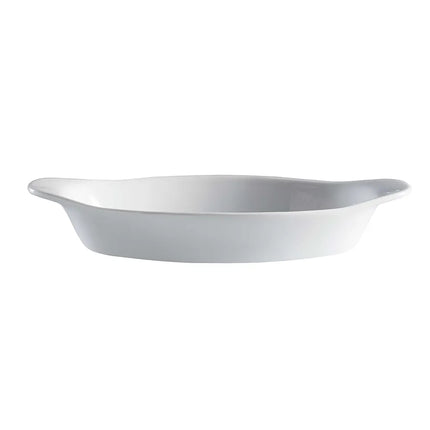 Đĩa Au Gratin Oval GET PA1101909712 Actualite 290 ml Sứ Trắng Sáng