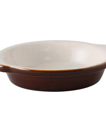 Đĩa Au Gratin Tuxton B1N-2003 DuraTux®© 591 ml - Gốm, Màu Caramel/Eggshell