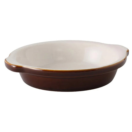 Đĩa Au Gratin Tuxton B1N-2003 DuraTux®© 591 ml - Gốm, Màu Caramel/Eggshell