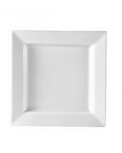 Đĩa Bánh Mì Vuông CAC Princesquare 15.2cm - Sứ, Trắng Super (PNS-6)