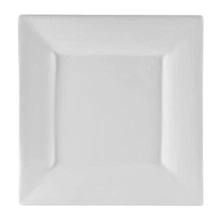 Đĩa Bánh Mì Vuông Sứ 10 Strawberry Street WTR-6SQ 16.2 cm, Whittier Trắng