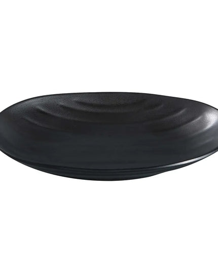 Đĩa Bầu Dục Nhựa Melamine Yanco BP-2108 21.6cm x 12.7cm - Màu Đen