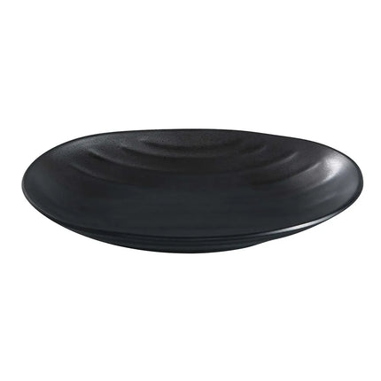 Đĩa Bầu Dục Nhựa Melamine Yanco BP-2108 21.6cm x 12.7cm - Màu Đen
