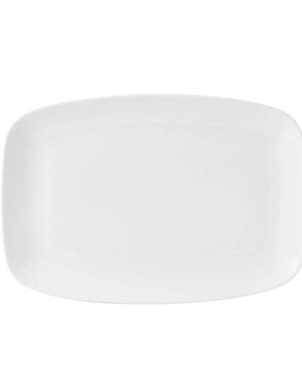 Đĩa Chef Thuôn Dài X Squared Churchill 23.7 x 15.6 cm - Gốm Sứ, Trắng (WHOBL21)