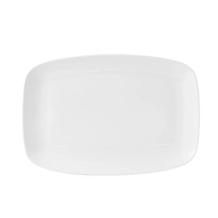 Đĩa Chef Thuôn Dài X Squared Churchill 23.7 x 15.6 cm - Gốm Sứ, Trắng (WHOBL21)