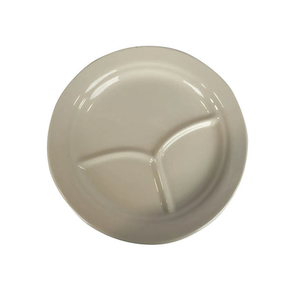 Đĩa Chia Ngăn Tròn Libbey 950093763 25.4cm, 3 Ngăn, Họa Tiết & Màu Thân Flint