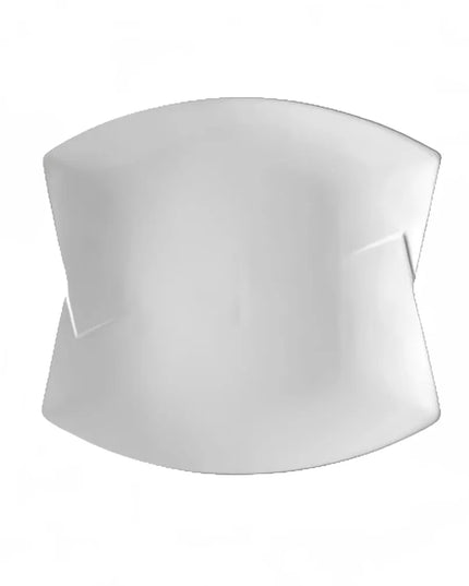 Đĩa Chữ Nhật Butterfly CAC - 19.1 x 17.8 cm, Sứ, Super White (BTF-7)