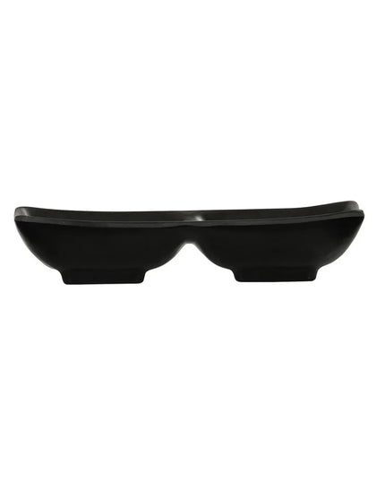 Đĩa Chữ Nhật Cal-Mil 24032-2-13 Melamine Nomi 17.8 cm x 8.9 cm, Màu Đen