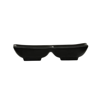 Đĩa Chữ Nhật Cal-Mil 24032-2-13 Melamine Nomi 17.8 cm x 8.9 cm, Màu Đen