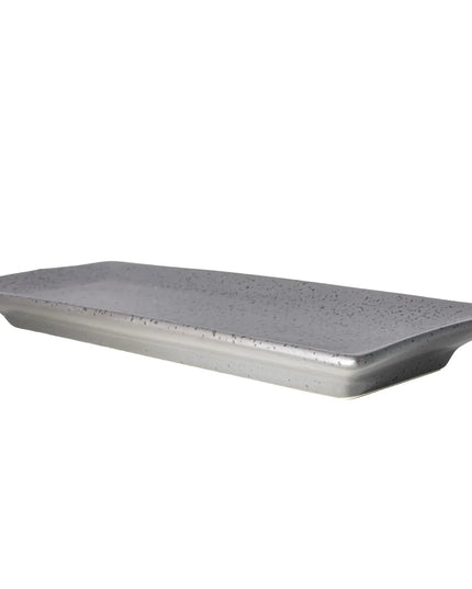 Đĩa Chữ Nhật Diamond Black Sứ Yanco DB-411 26.7 cm x 11.1 cm, Đồng Đen