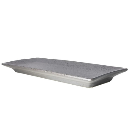 Đĩa Chữ Nhật Diamond Black Sứ Yanco DB-411 26.7 cm x 11.1 cm, Đồng Đen