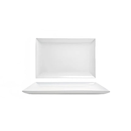 Đĩa Chữ Nhật Front of the House Mod® - 35.6 x 24.1 cm, Sứ, Màu Trắng (DOS004WHP21)