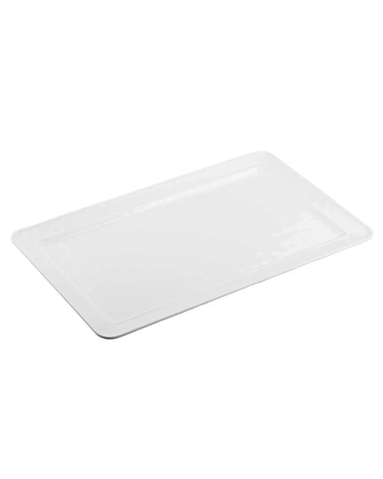 Đĩa Chữ Nhật Melamine Tablecraft 11774 53.3 cm x 33 cm Trắng Ridge Collection™