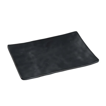Đĩa Chữ Nhật Melamine Yanco BP-2008 20.3 cm x 14 cm, Màu Đen