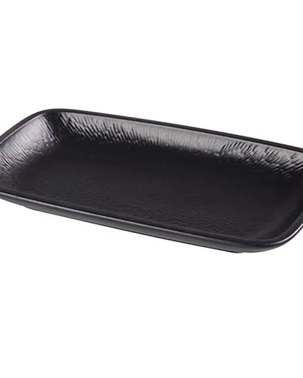 Đĩa Chữ Nhật Yanco NB-510 Noble Black 25.7 cm x 14.9 cm - Gốm Đen