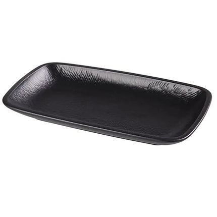 Đĩa Chữ Nhật Yanco NB-510 Noble Black 25.7 cm x 14.9 cm - Gốm Đen