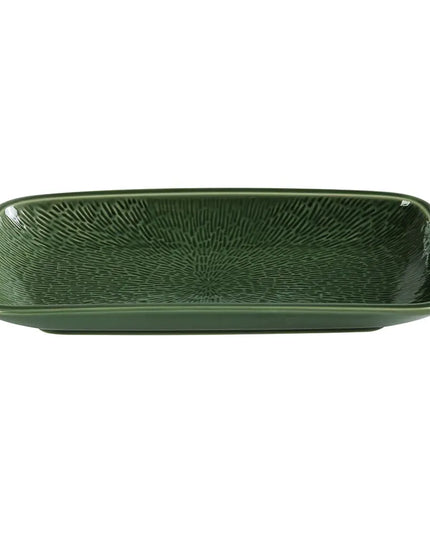 Đĩa Coupe Chữ Nhật Yanco GG-510 Green Gem 25.4 x 14.9 cm - Gốm Sứ