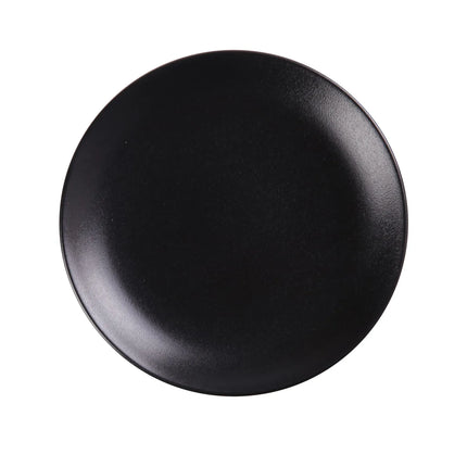 Đĩa Coupe Tròn Yanco NB-309 23.2 cm - Gốm Sứ, Noble Black