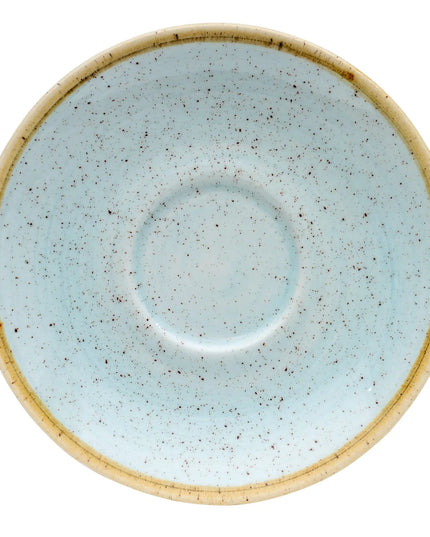 Đĩa Lót Cappuccino Tròn Churchill Stonecast 15.9 cm - Gốm Sứ, Màu Duck Egg Blue (SDESCSS1)