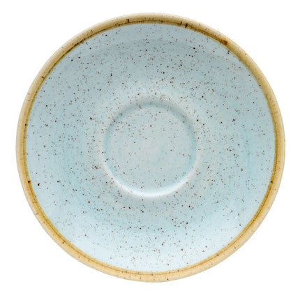 Đĩa Lót Cappuccino Tròn Churchill Stonecast 15.9 cm - Gốm Sứ, Màu Duck Egg Blue (SDESCSS1)