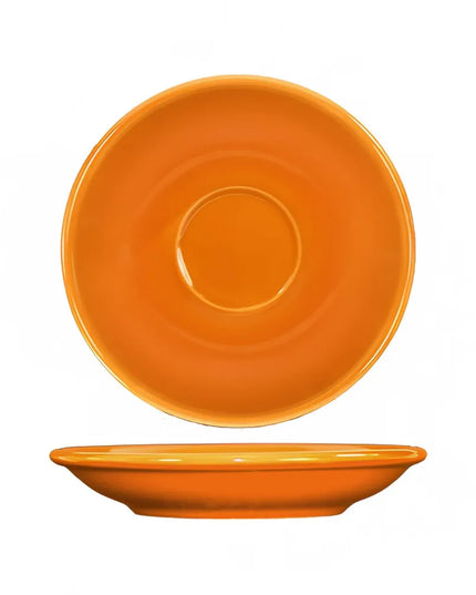Đĩa Lót Tách A.D. Tròn ITI Dòng Cancun™ 13 cm - Gốm, Cam (CA-36-O)