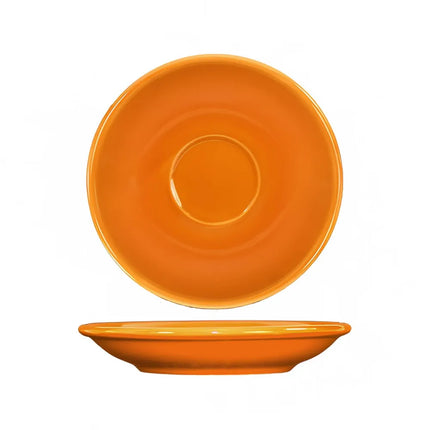 Đĩa Lót Tách A.D. Tròn ITI Dòng Cancun™ 13 cm - Gốm, Cam (CA-36-O)