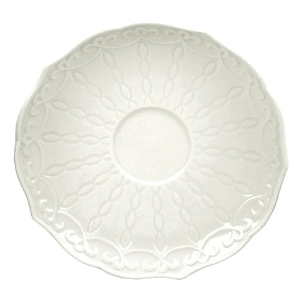 Đĩa Lót Tách Tròn 10 Strawberry Street EVER-0009S Ever 14 cm - Xương Sứ, Màu Trắng