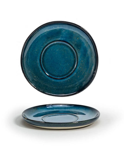 Đĩa Lót Tách Tròn Artefact® Front Of The House DCS064BLP23 15.2 cm, Sứ, Indigo