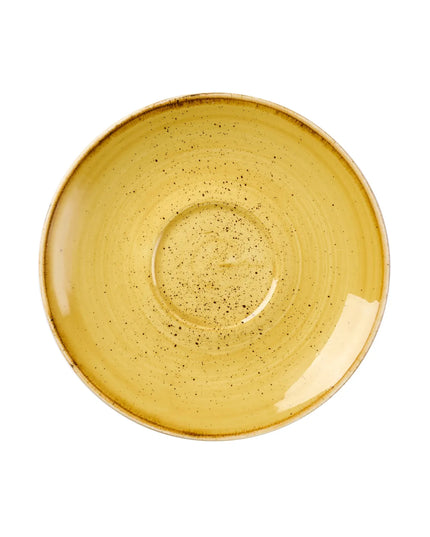 Đĩa Lót Tròn Churchill Stonecast® 15.9cm Dùng Cho SMSSCB281 - Gốm, Vàng Mustard Seed (SMSSCSS1)