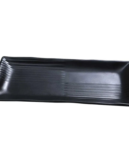 Đĩa Melamine Chữ Nhật Yanco BP-2209 21.6 cm x 10.2 cm, Đen