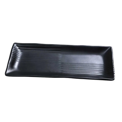 Đĩa Melamine Chữ Nhật Yanco BP-2209 21.6 cm x 10.2 cm, Đen