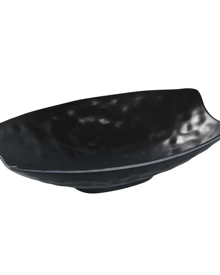 Đĩa Melamine Hình Tự Do Yanco BP-4110 25.4 cm x 15.9 cm, Đen