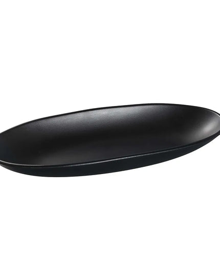 Đĩa Melamine Thuyền Yanco BP-4113 32.4 cm x 14 cm - Đen