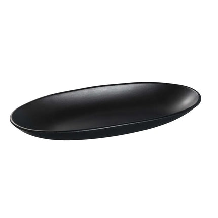 Đĩa Melamine Thuyền Yanco BP-4113 32.4 cm x 14 cm - Đen