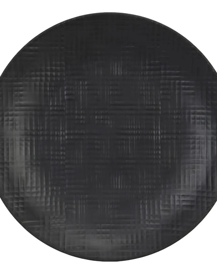 Đĩa Melamine Tròn Cal-Mil 22328-11-13 27.9 cm, Màu Đen