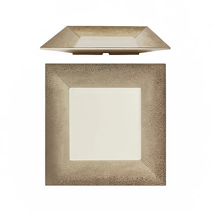 Đĩa Melamine Vuông Thunder Group SD3214J 35.6 cm, Màu Be
