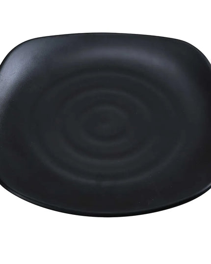 Đĩa Melamine Vuông Yanco BP-1113 33.7 cm, Màu Đen