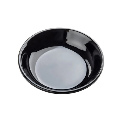 Đĩa Mini Tròn Nhựa Melamine Tablecraft 10311BK, 10.2 cm, Màu Đen