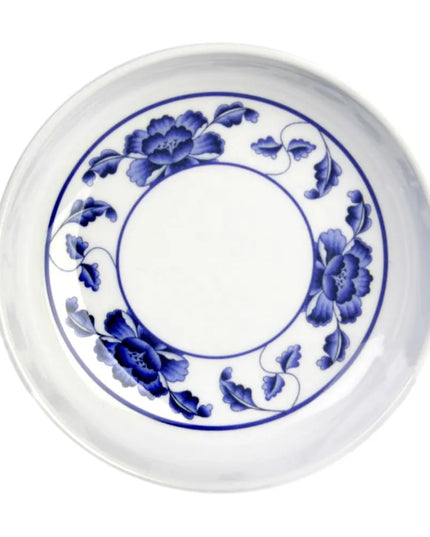 Đĩa Nước Chấm Melamine Thunder Group 1101TB 30 ml, Trắng/Xanh