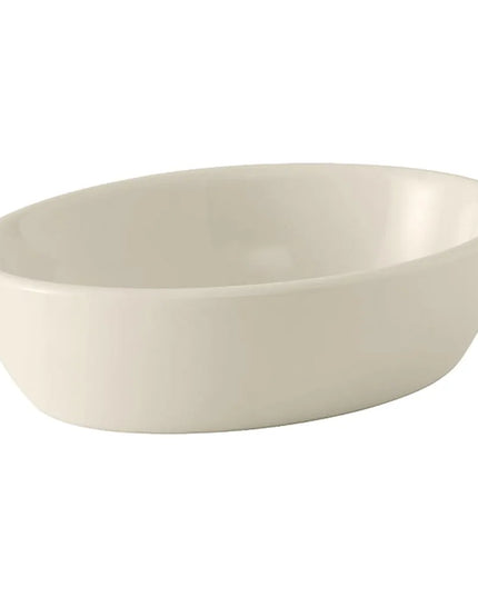 Đĩa Nướng Oval Tuxton BEK-160 475 ml Gốm Trắng